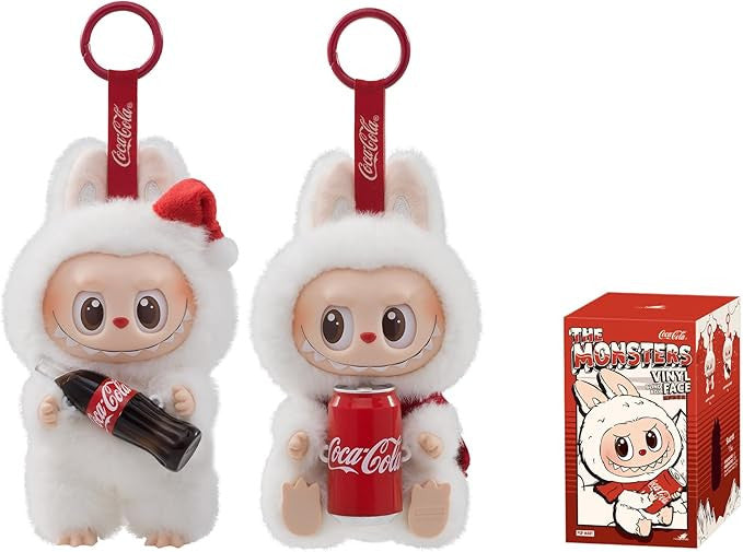 POP MART THE MONSTERS Labubu Coca-Cola Series Plush Figure Toy Authentic  NEW