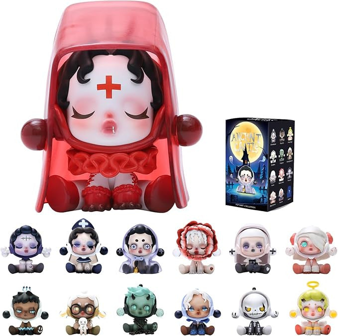 POP MART Skullpanda Ancient Castle Series Dark Style Confirmed Blind Box Figure