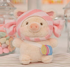 Toyzero Lulu The Piggy Candy Head Cover 11.5cm/4.5In Plush Pendant