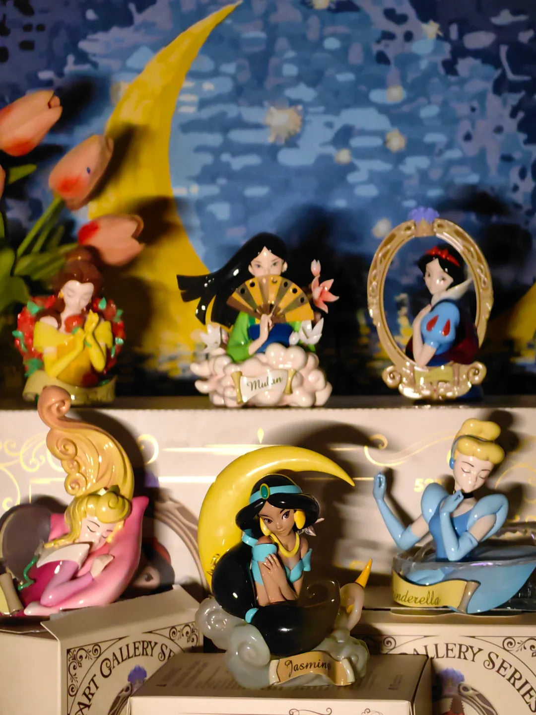 52Toys X Disney Princess Art Gallery Series Confirmed Blind Box Figure Toys Gift
