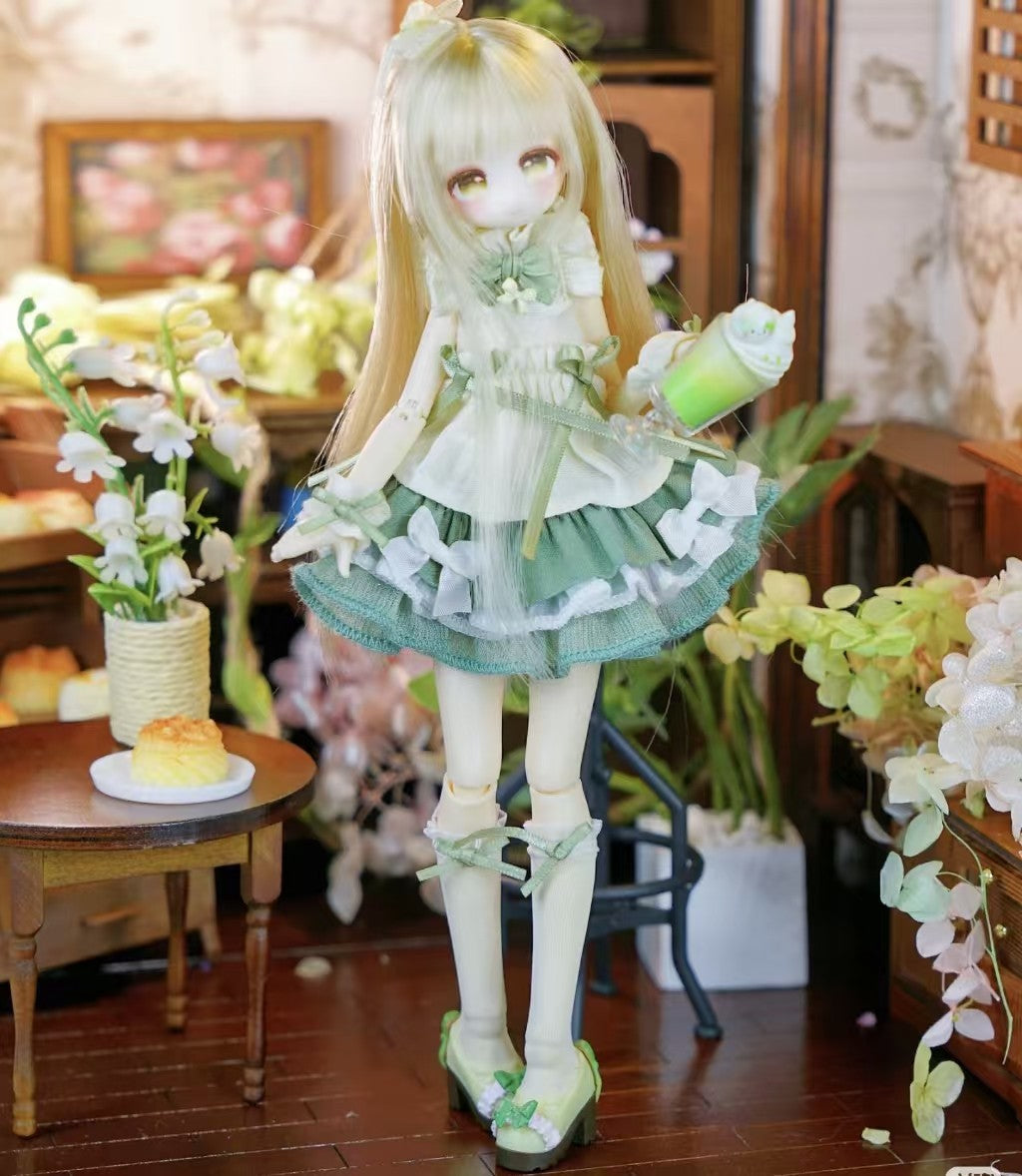 Momotale Cheese Jasmine Green Grape Milk Tea 8.6In Bjd Action Figure In Stock