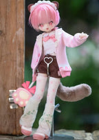 Mofu Beiray Cat Mu Animal 23cm/9In Bjd Lovely Dressable Action Figure Gift