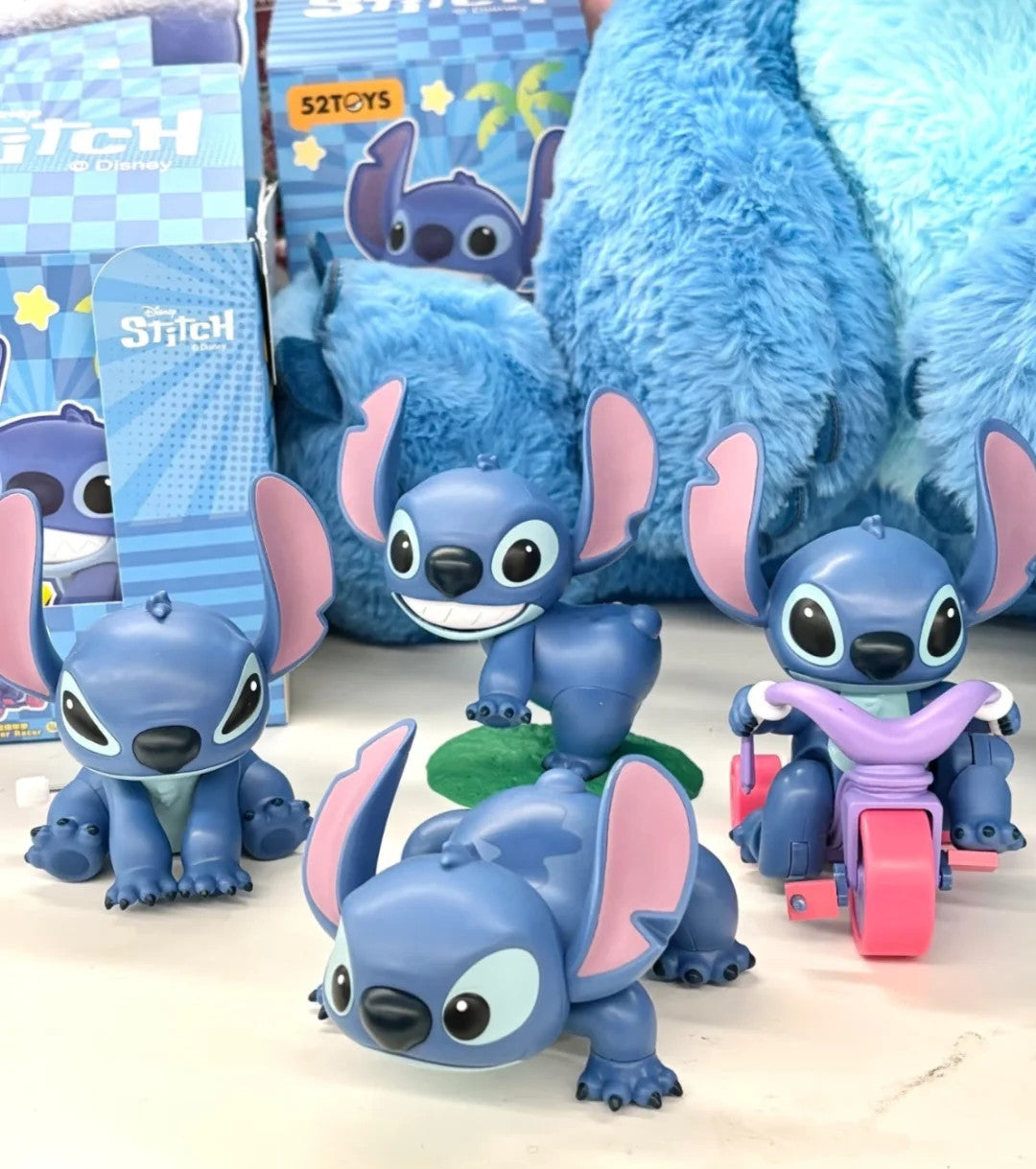 52Toys Stitch By Your Side Series Confirmed Figure Blind Box Art Toys Hot Gift