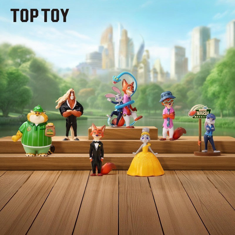 TOPTOY Disney Zootopia New Journey Series Blind Box Figure Toy Gift New