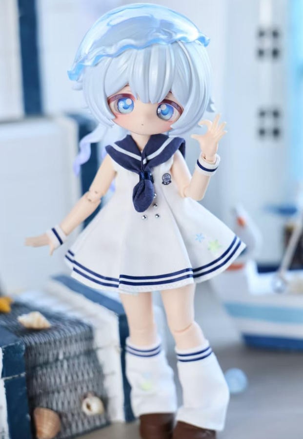 Paopao Jellyfish Island Adventure 23.5cm/9.2In Bjd Doll Dressable Action Figure