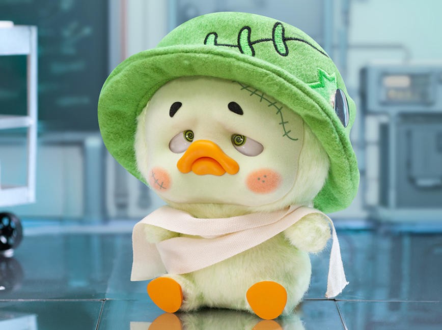 Upsetduck Patchwork Brainstorm Duck Colorful Player 15cm/5.9In Plush Pendant