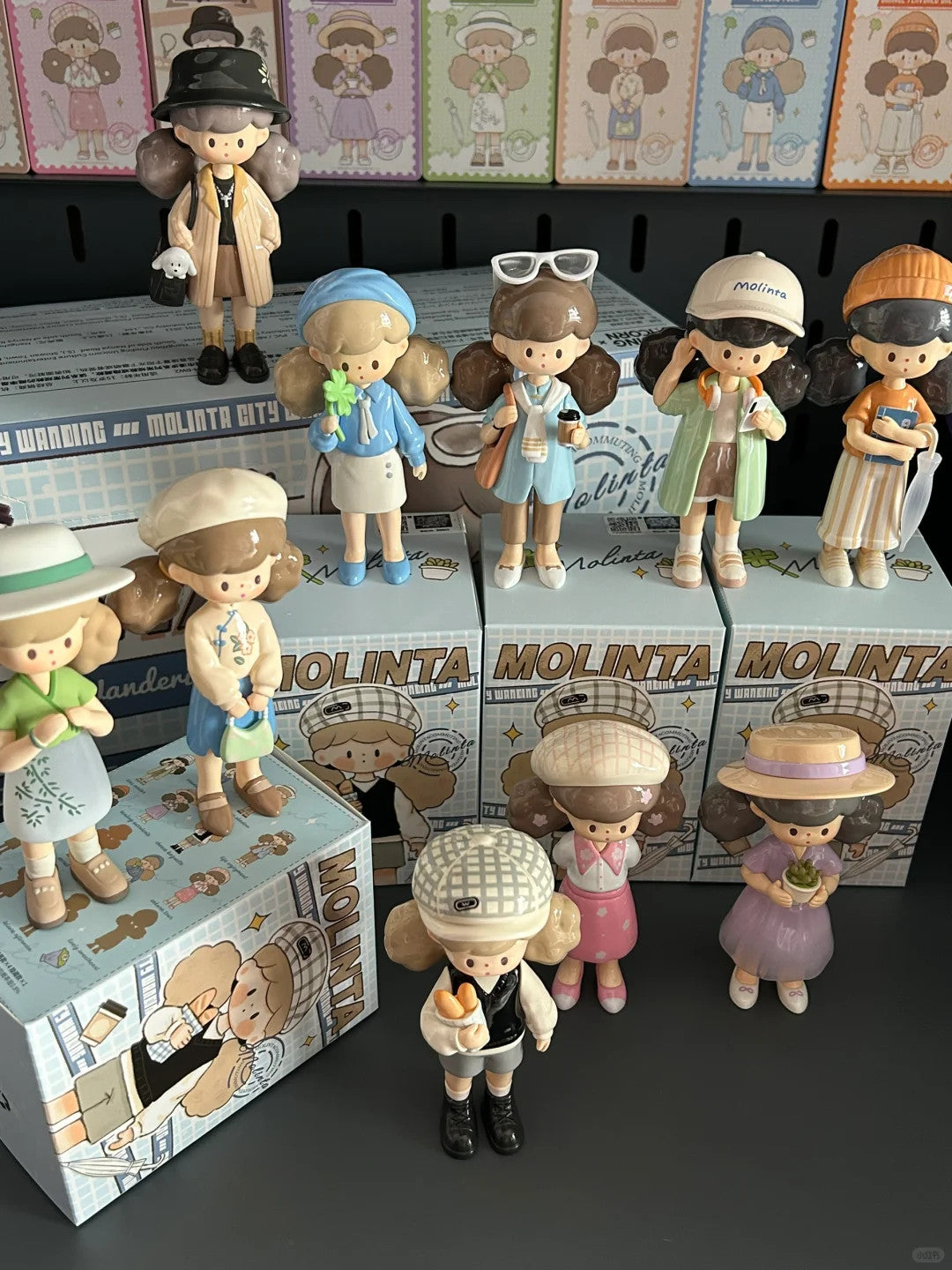 F.UN Molinta City Walk Series Blind Box Confirmed Figure Hot Toy Birthday Gift
