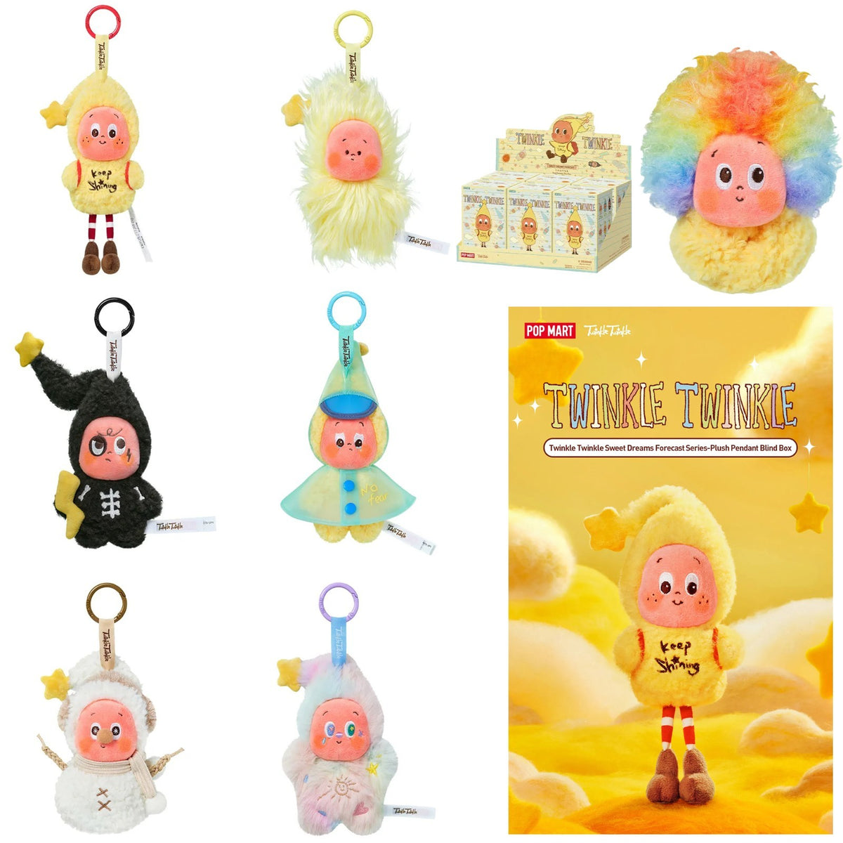 POP MART Twinkle Twinkle Sweet Dreams Forecast Series-Plush Pendant Blind Box