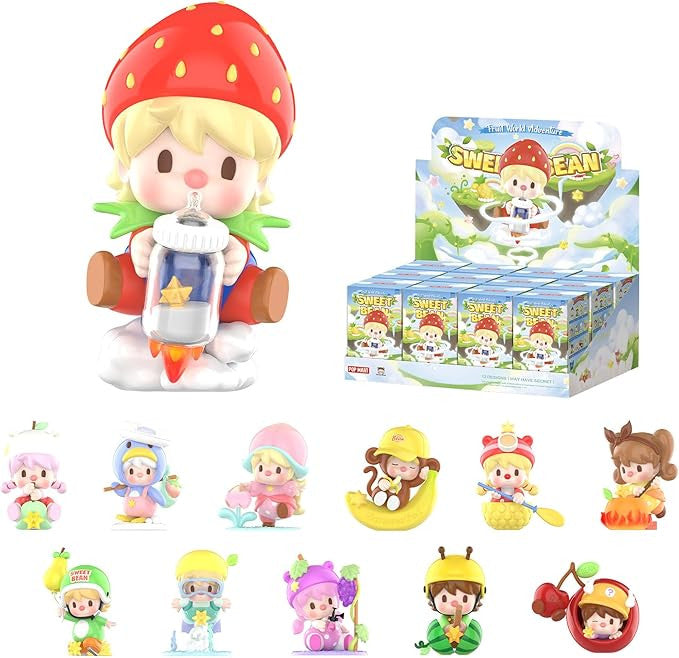 POP MART Sweet Bean Fruit World Adventure Series Blind Box Confirmed Figure Toys