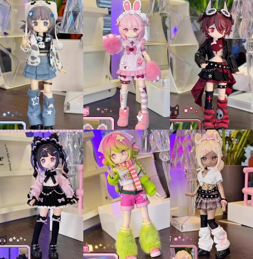 6Pcs Advocate Freedom Electronic Pets 20cm/7.8In Bjd Dolls Action Figures Gift