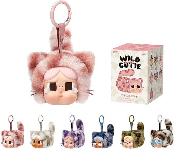 POP MART CRYBABY Wild but Cutie Series - Vinyl Plush Pendant Blind Box