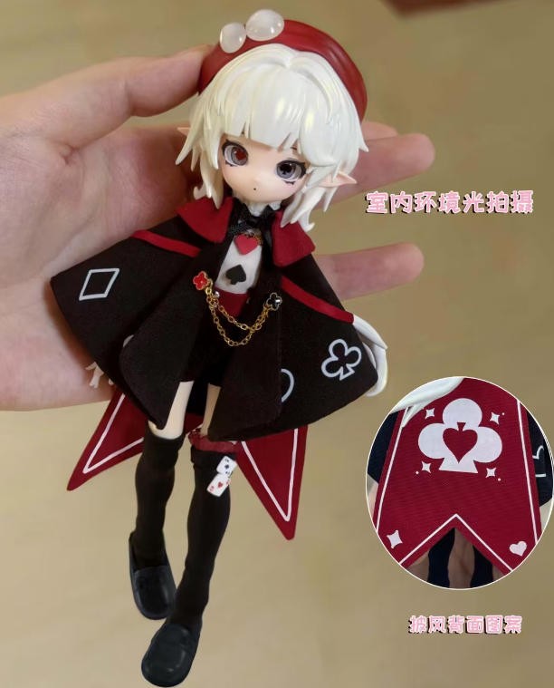 Mycena Subcyanocephala Special Common Mogo Bloom Mushroom 5.5" Bjd Doll In Stock