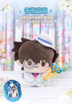 Detective Conan 30Th Kaitou Kiddo 12cm/4.7In Q Version Stuffed Plush Pendant
