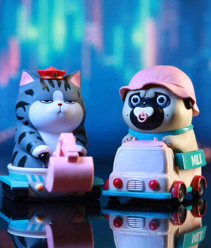 52TOYS WUHUANG&BAZHAHEI Novice Driving Series Blind Box Confirmed Figure Art Toy