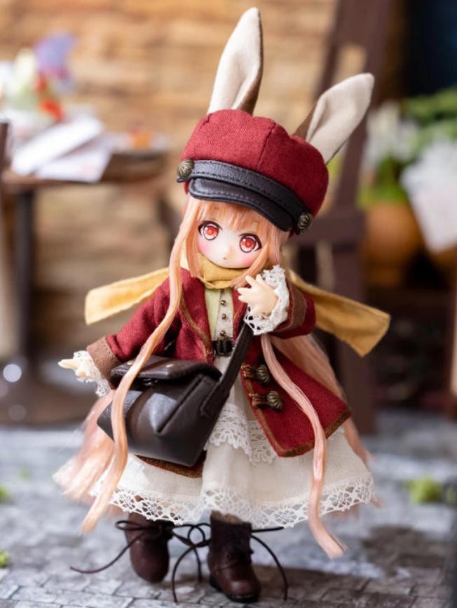 Azone Alvastaria Muunya Postal Courier Red Ver 4.9In 1/12 Bjd Action Figure Gift