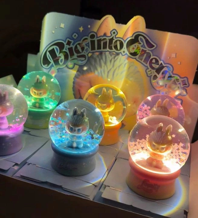Authentic Big Into Energy Snow Crystal Ball Series Blind BoxArt Toy Gift Display