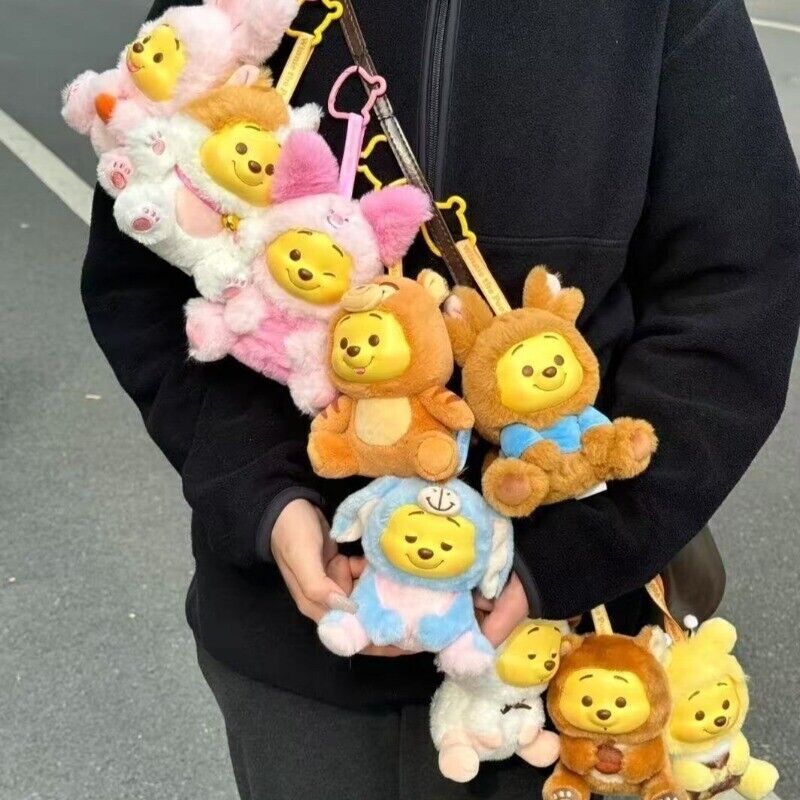 Miniso Winnie The Pooh Plush Vinyl Blind Box Confirmed Figure Toys New