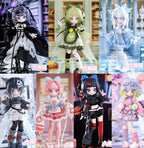 6pcs Hex Box Aquatic Life 18cm/7In Bjd Confirmed Dressable Action Figures Gift