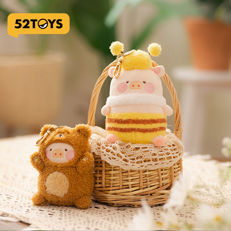 Lulu The Piggy Bee Bear Farm Series 14cm/5.5In Plush Pendant Keychain