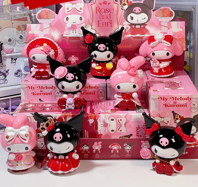 MINISO Sanrio My Melody & Kuromi Rose & Earl Series Confirmed Blind Box Figure