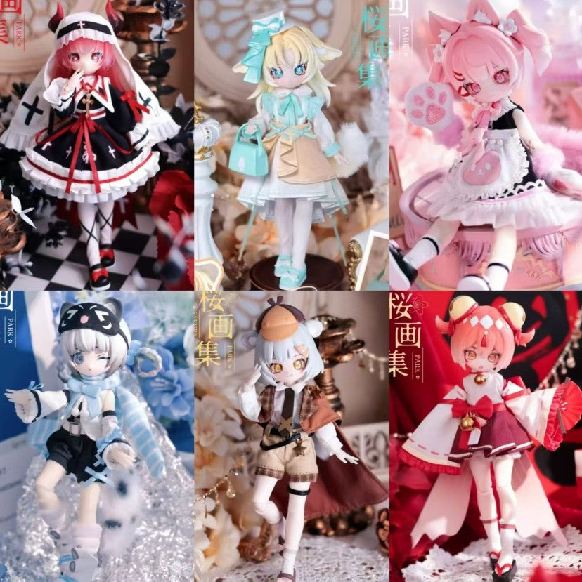 Sakura Park Reconstruct Different Images 18cm/7in Bjd Dressable Action Figure
