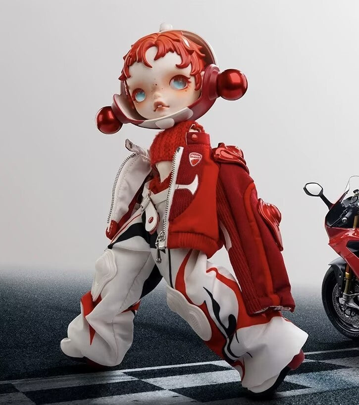 Authentic Skullpanda × Ducati 1/6 Action Toy Gift Figure Toy Cute Hot