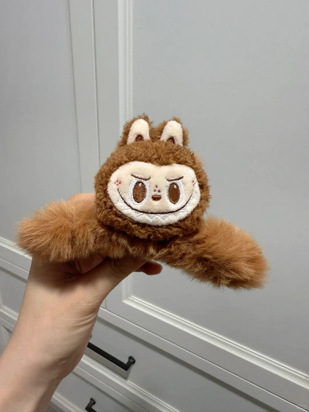 POP MART THE MONSTERS LABUBU Classic Plush Hair Clip Cute 8*13.8CM Authentic