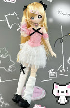Miralab Shojo Strawberry Crepe Cake Don't Touch My Bangs 23.5cm/9.2In Bjd Gift