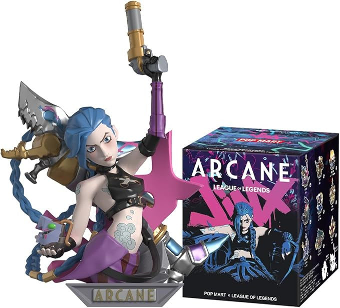 POP MART League of Legends: Arcane Series Figures 4.72-5.51inches Authentic