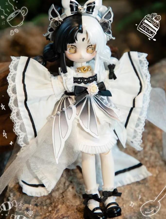 Wowloi Kikura Solar Terms Rose Mirror 17.8cm/7" Bjd Dressable Action Figure Gift