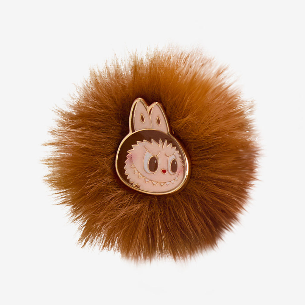 POP MART Warm Fluffy Holiday Series-LABUBU Pompom Ring 0.67INCHES Authentic