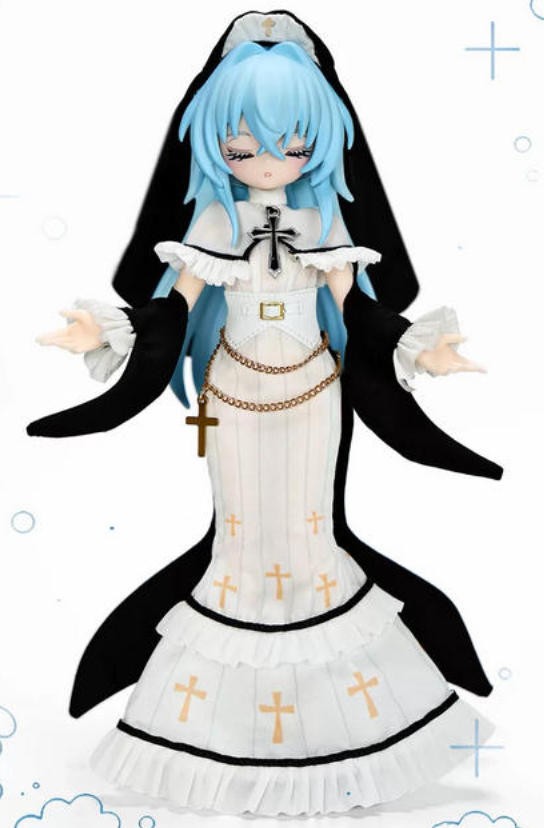 Nugaia Nun Whale Code Name X Animal Series Action Figure Dressable Official Gift