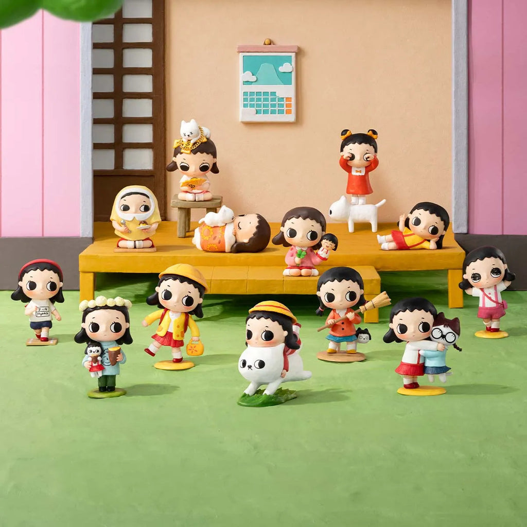POP MART Nyota x Chibi Maruko Chan Series Figures Authentic Hot Toy Gift