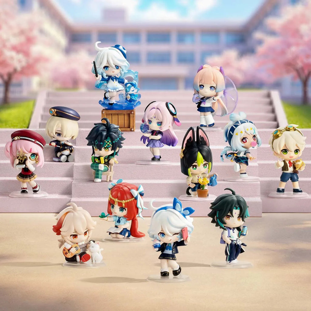POP MART Genshin Impact Academy's Light and Shadow Poetry Chibi Series Figures