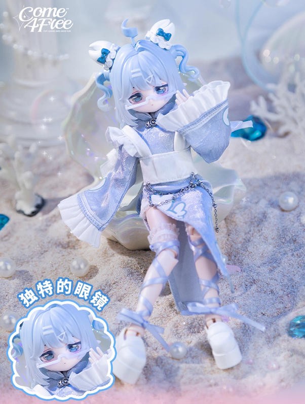 Come4Free Crab Pa Lali Sea Gems 15.8cm/6.2In Bjd Dressable Action Figure Gift