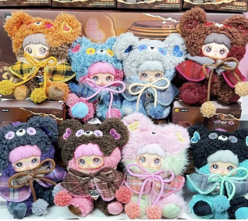 Maymei Tiny Bear Cookie Series Blind box Figures Toy Plush Pandent New Gift