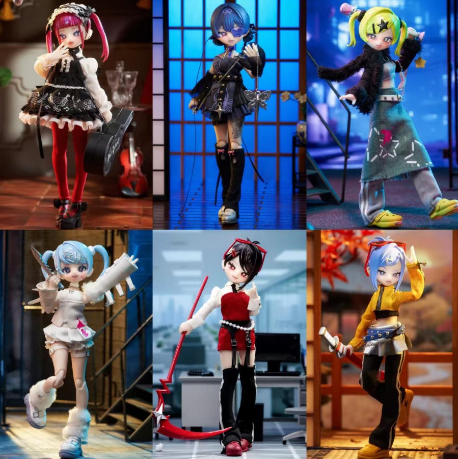 Eve Lynna Double-Faced Killer 18cm/7In Confirmed Bjd Dressable Action Figure
