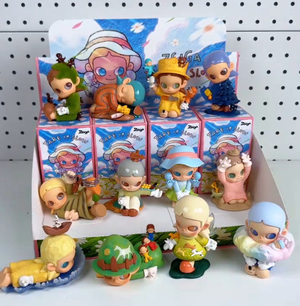 POP MART Zsiga Take It Slow Series Figures Blind Box  2.09-3.7inches Authentic