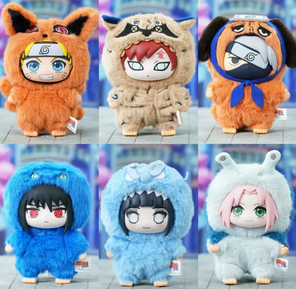 Toptoy Uzumaki Naruto Etc Cute Beast Party Series 14cm/5.5In Vinyl Plush Pendant