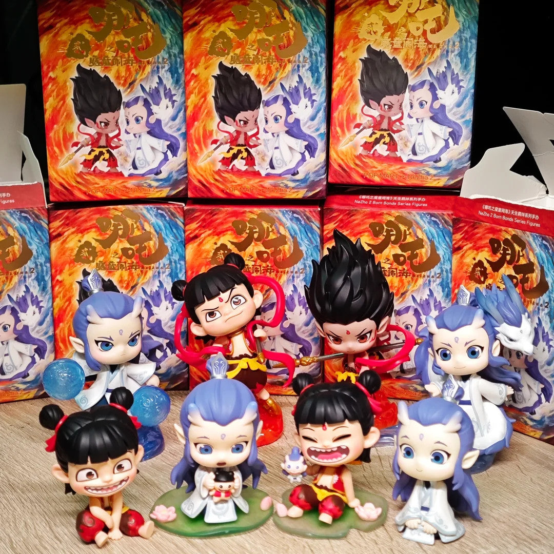 POP MART 2025 NeZha 2 Born Bonds Series Blind Box Confirmed Figure Hot Gift HOT