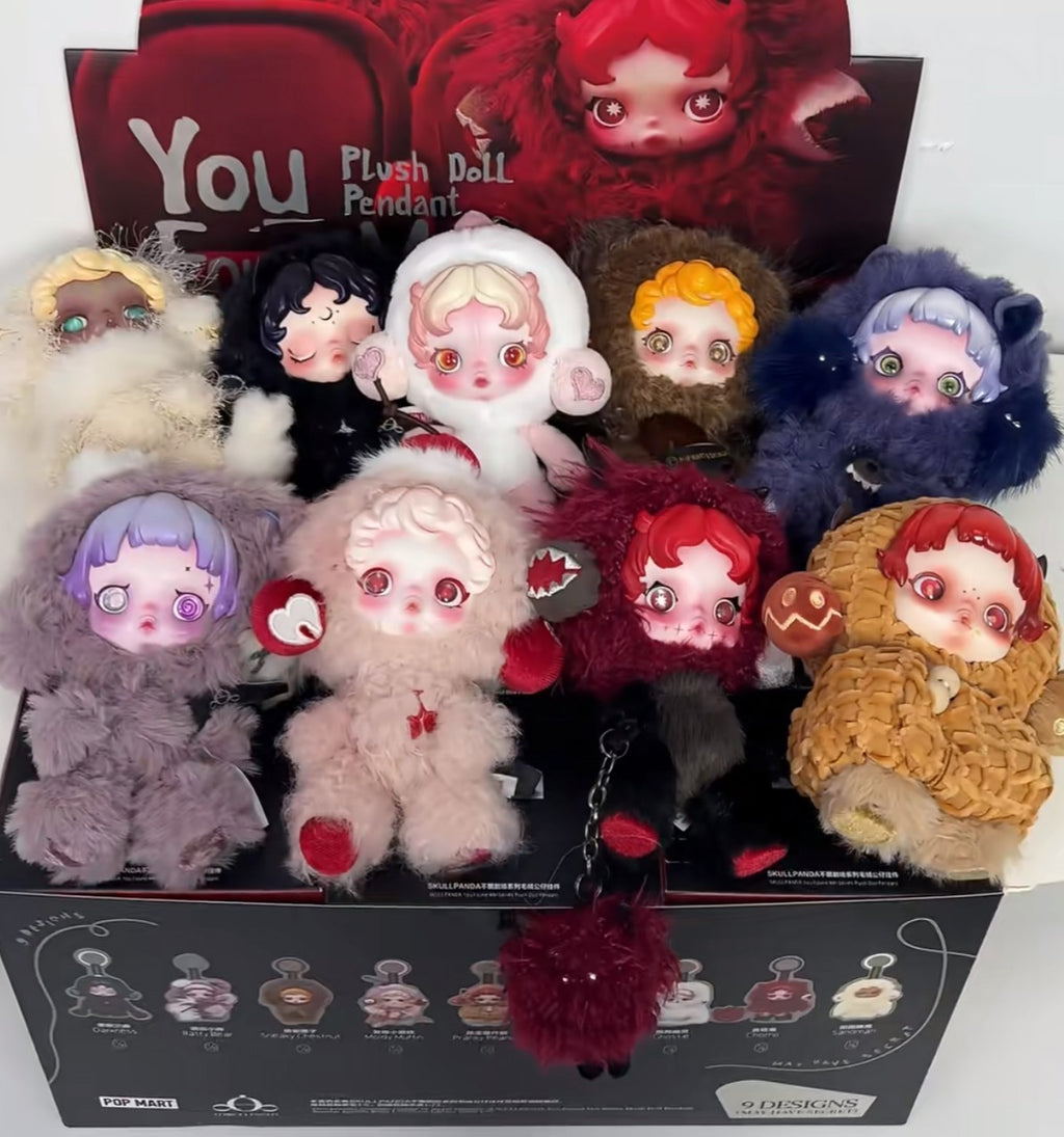 AUTHENTIC SKULLPANDA You Found Me Series Blind Box Figures Toy Pandent Plush Toy