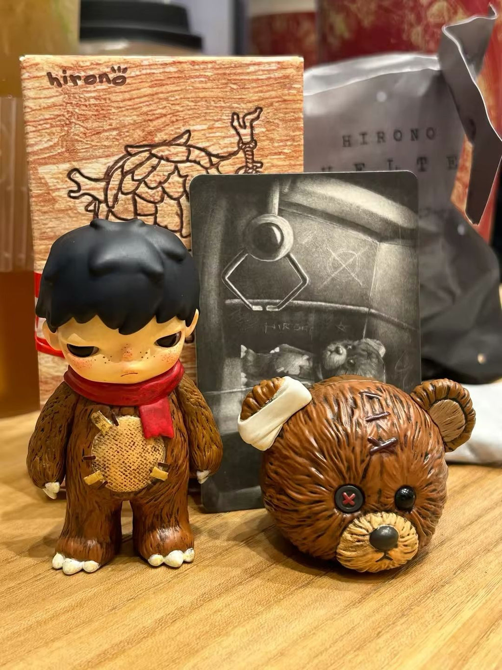 AUTHENTIC HIRONO SHELTER SERIES CONFIRMED FIGURE BLIND BOX【Hidden-stuffed Bear】