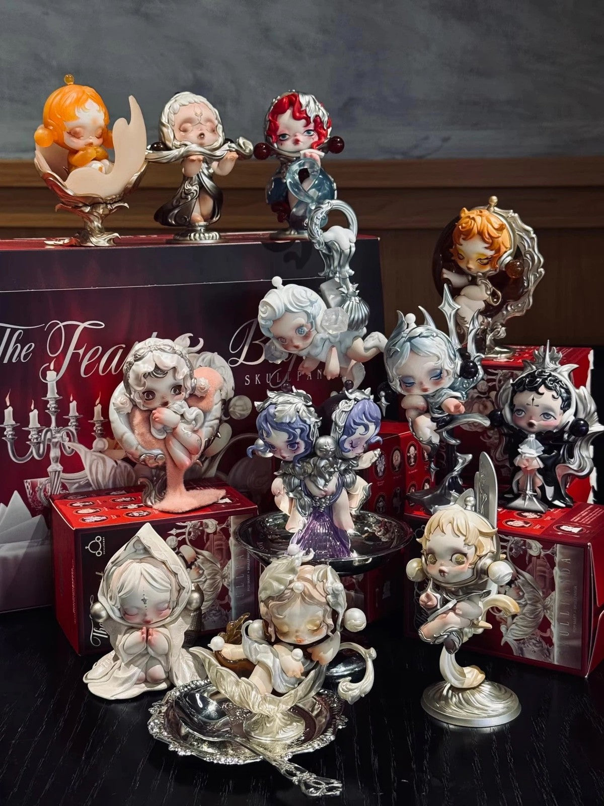 Authentic SKULLPANDA The Feast Begins Series Blind Box Confirmed Figures toy