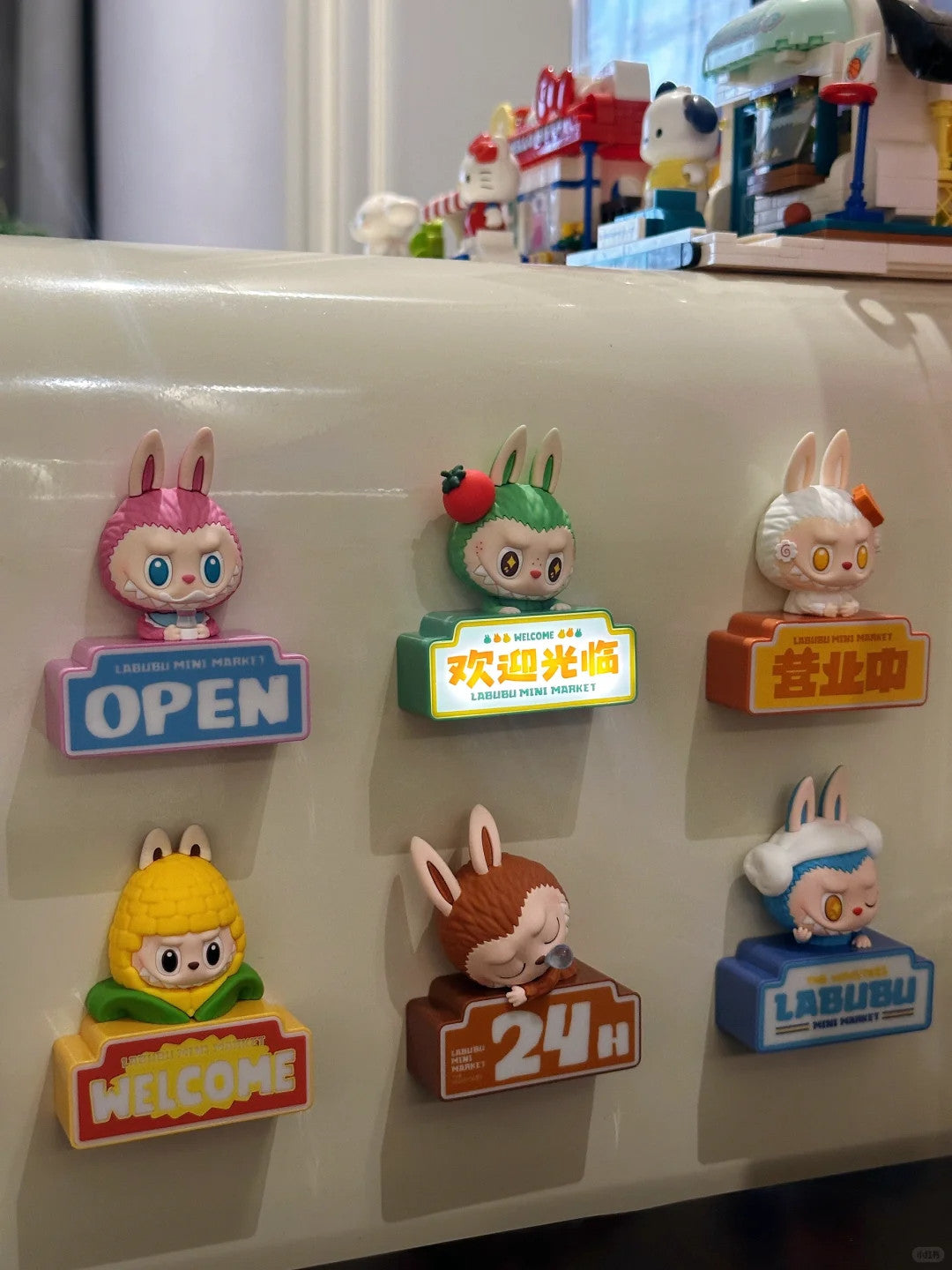 POP MART LABUBU THE MONSTERS Wacky Mart Series-Fridge Magnet Blind Box