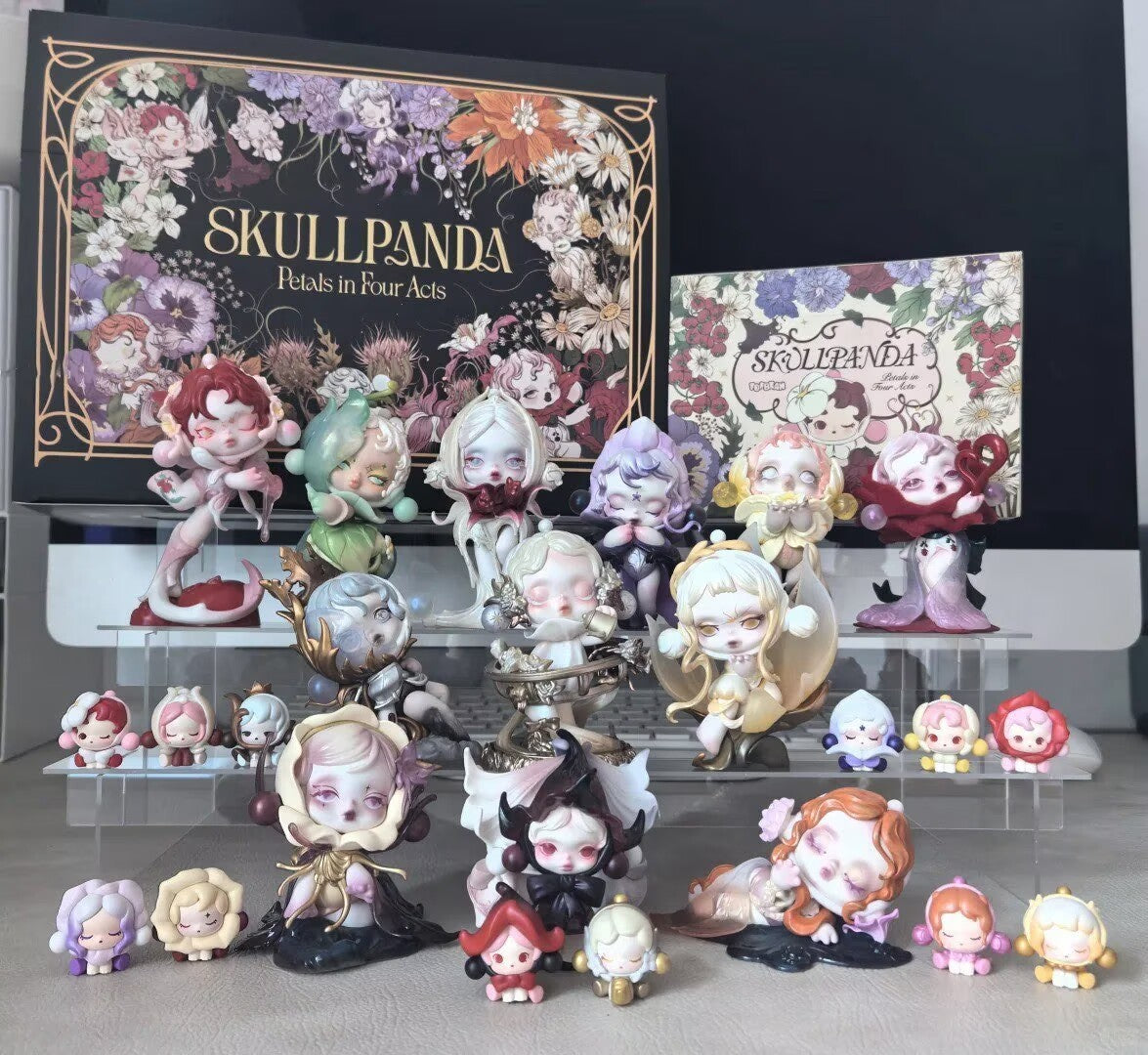 SKULLPANDA Petals in Four Acts Series Blind Box Confirmed Figures Toy Authentic