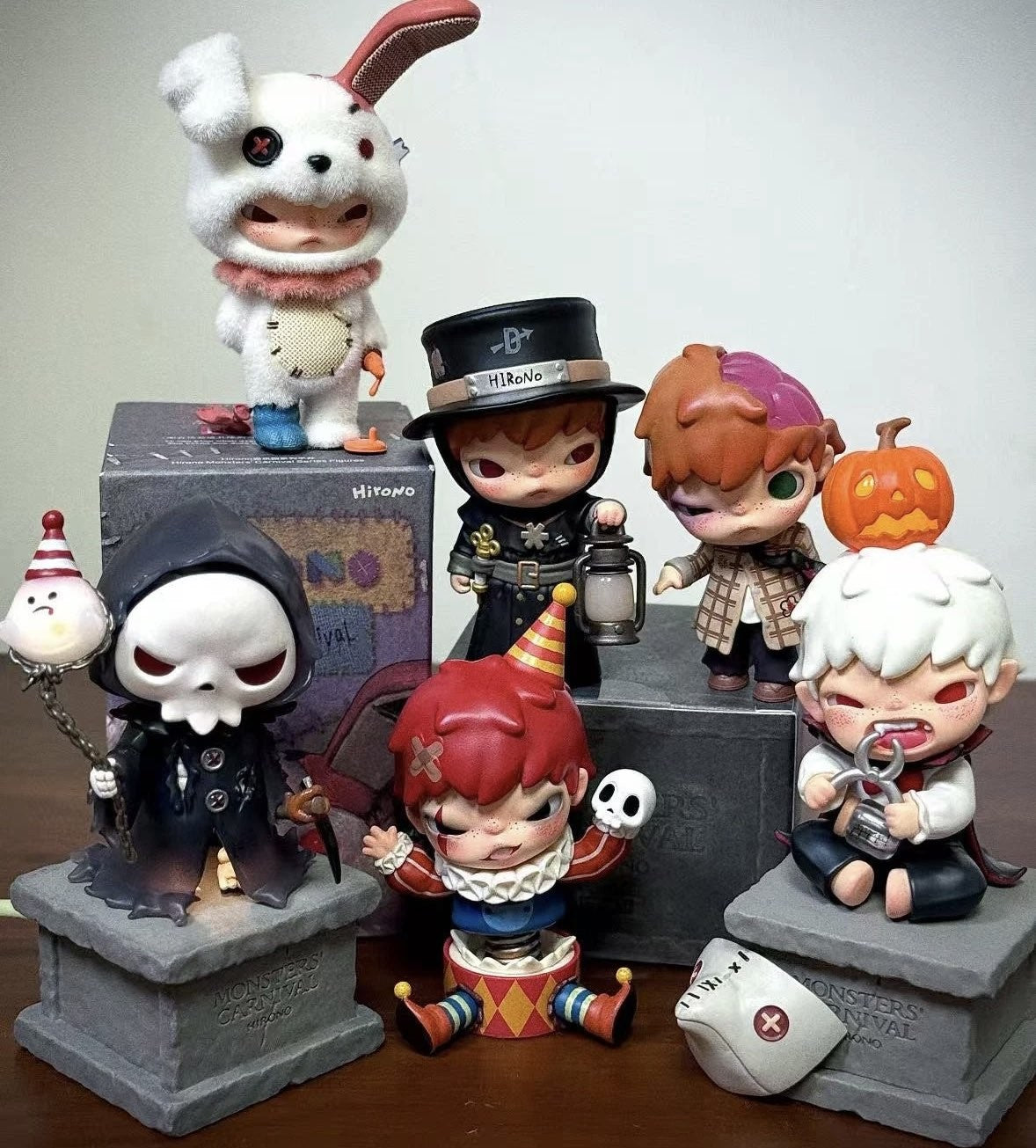 Hirono Monsters' Carnival Series Confirmed Figures Blind Box Halloween Gift