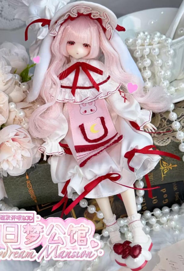 Pre-Sale Daydream Mansion Strawberry Rabbit 7.4In Bjd Doll Action Figure Gift