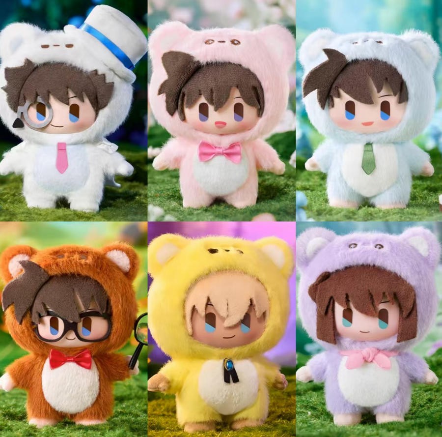 Detective Conan Bear Cos 15cm/5.9In Plush Pendant Action Figure Gift Anime Doll