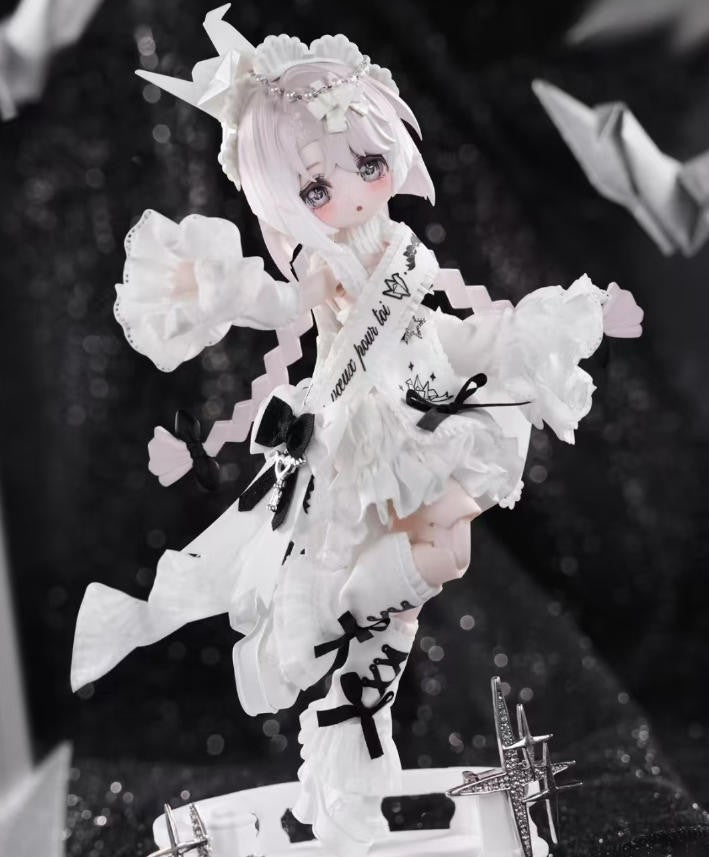 Come4Free Minty Paper Crane Qihe Secret Childhood Memory Bjd Cute Action Figure
