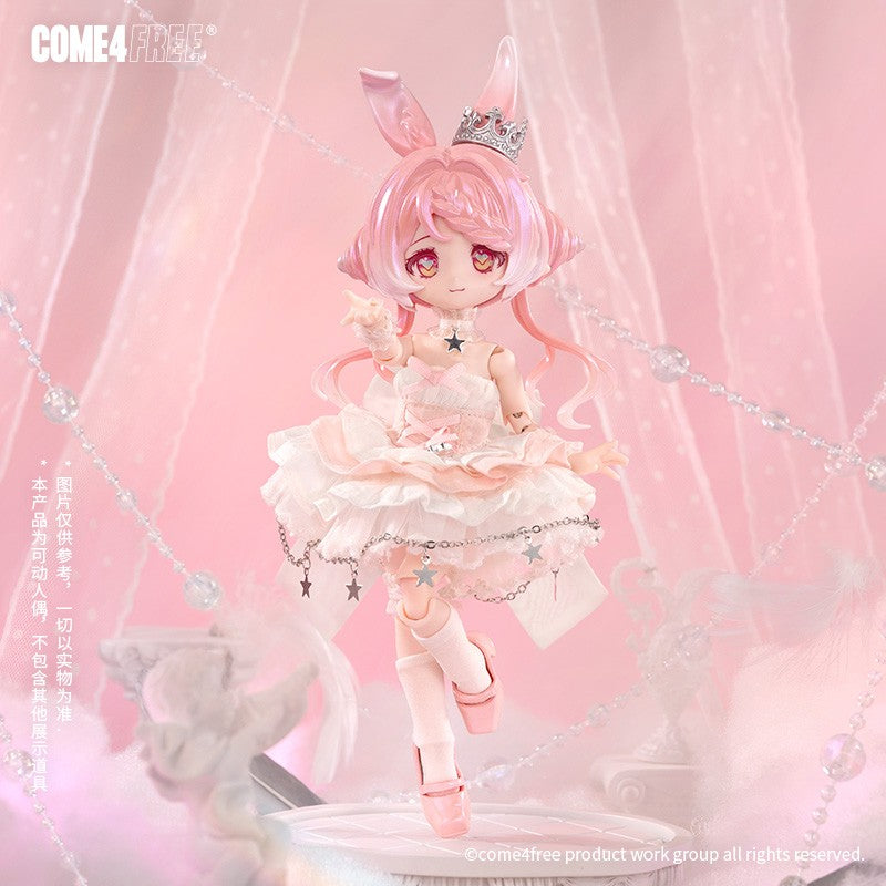 Come4Free Rainbow Rare Bonnie Weather 20cm/7.8" Bjd Dressable Action Figure Gift